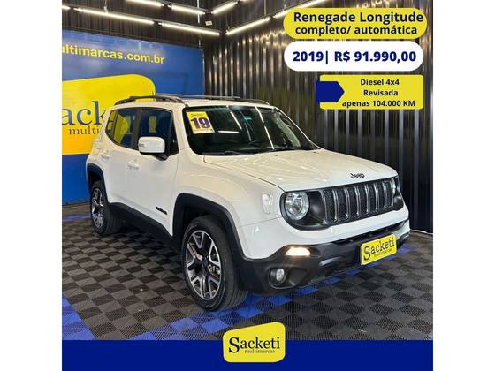 JEEP RENEGADE 2.0 16V TURBO DIESEL LONGITUDE 4P 4X4 AUTOMÁTICO